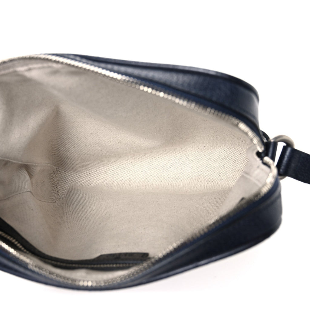 GG Supreme Monogram Textured Dollar Calfskin Web Small Ophidia Messenger Bag Beige Blue wholesalehk.shop