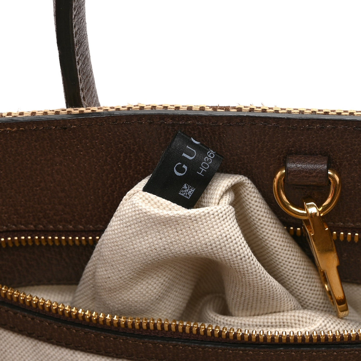 Monogram Jumbo GG Textured Dollar Calfskin Web Tote Bag Camel Ebony New Acero wholesalehk.shop