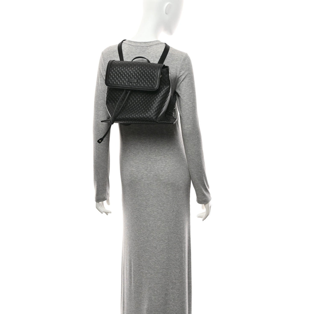 Microguccissima Drawstring Backpack Black £¨ Direct shipment via from wholesalehk.shop