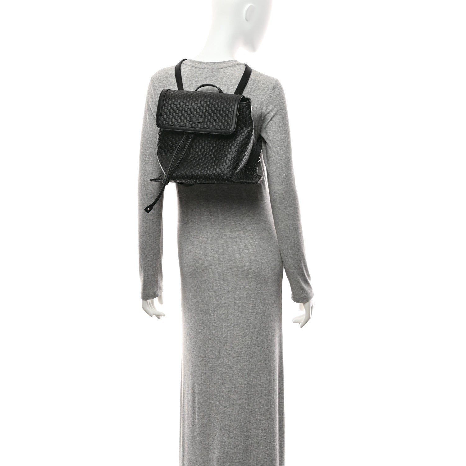 Microguccissima Drawstring Backpack Black £¨ Direct shipment via from wholesalehk.shop