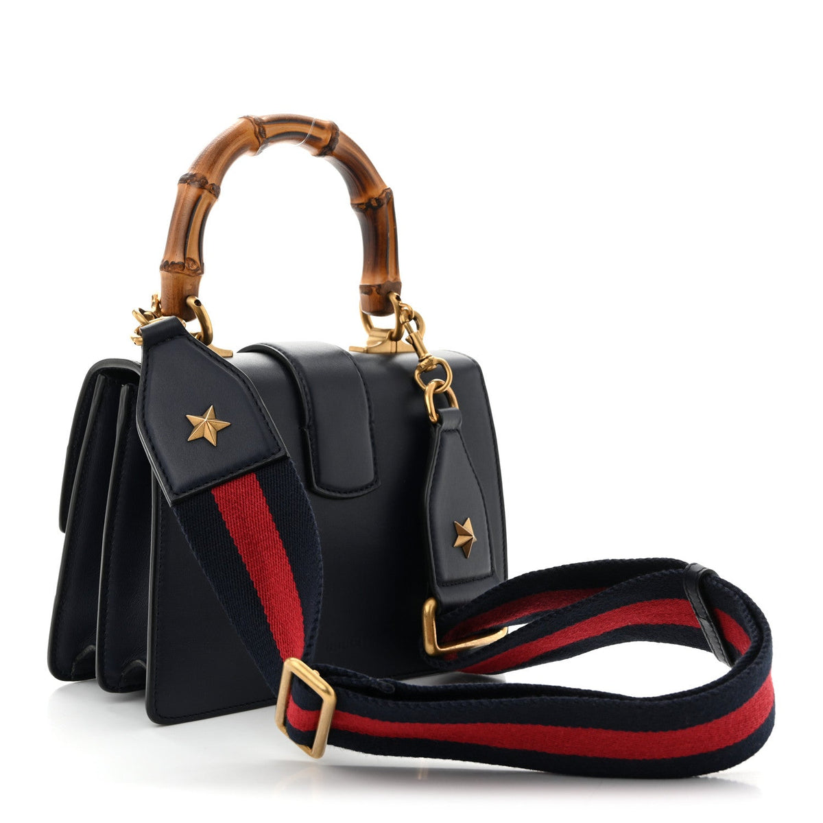 Calfskin Bamboo Web Mini Dionysus Top Handle Bag Blue Emerald Hibiscus Red wholesalehk.shop