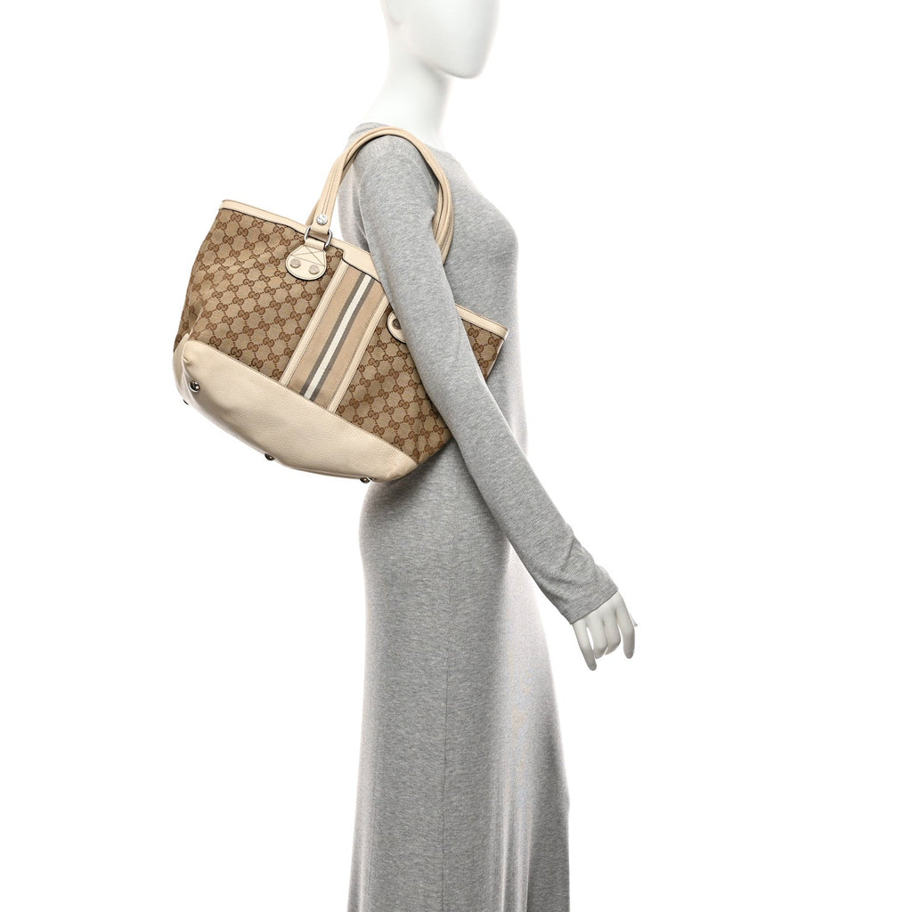 Monogram Web Sunset Tote Off White wholesalehk.shop