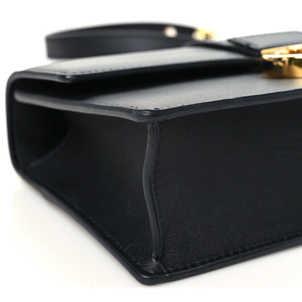 Calfskin 30 Montaigne East West Chain Flap Bag Black wholesalehk.shop