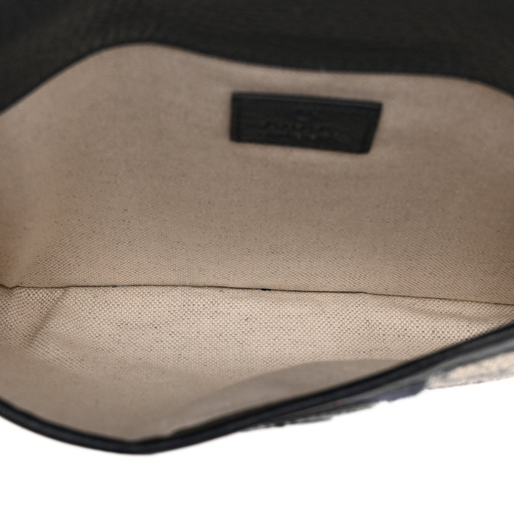 GG Supreme Monogram Web Small Ophidia Belt Bag 90 36 Beige Navy wholesalehk.shop