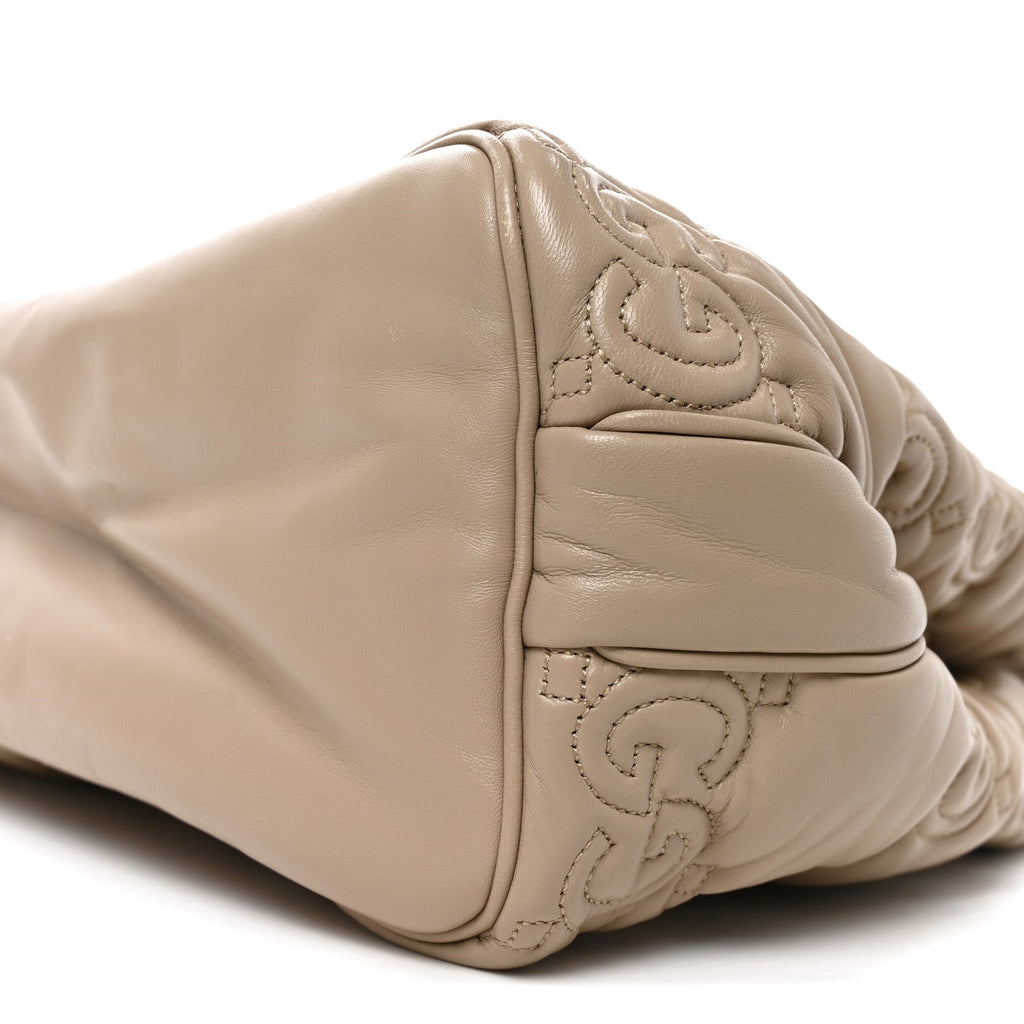 Calfskin GG Matelasse Large Tote Beige wholesalehk.shop