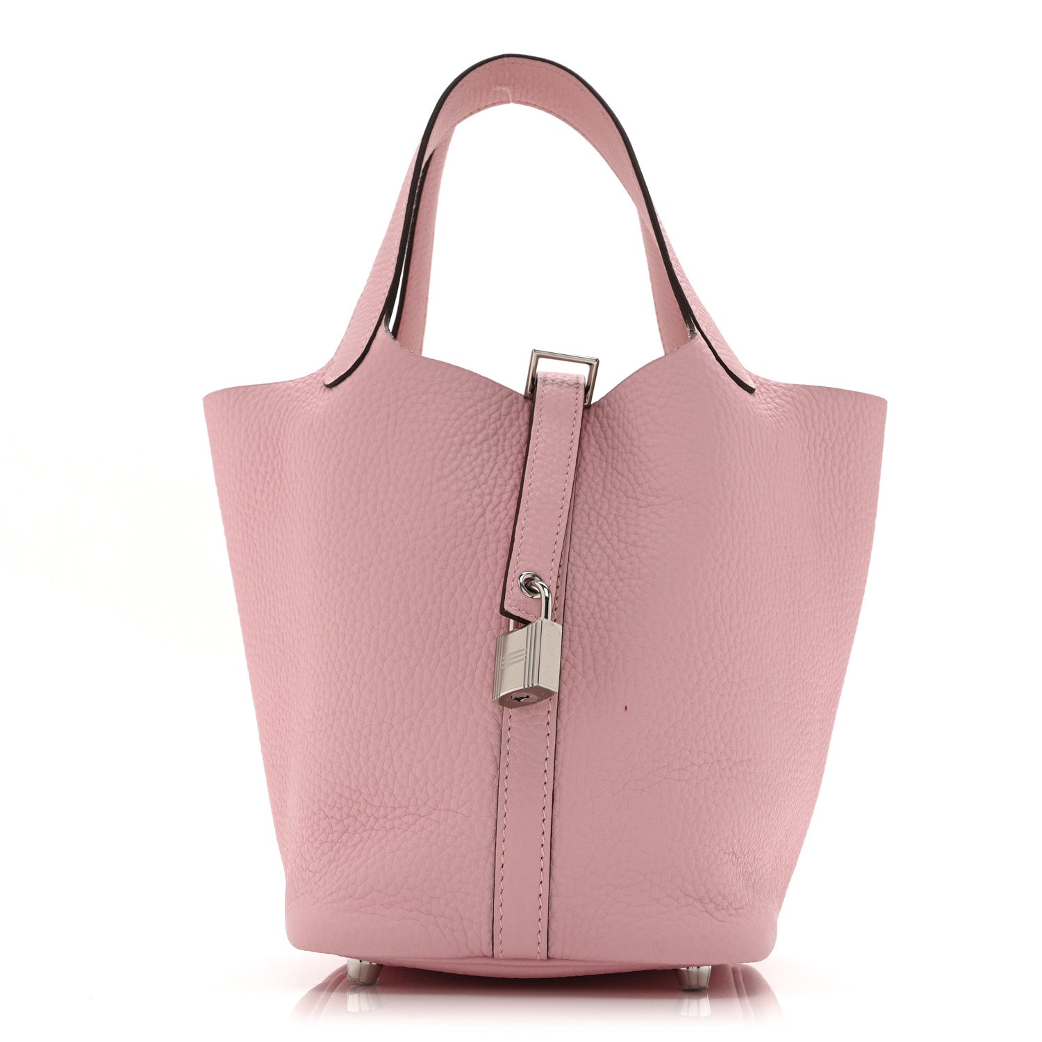 Taurillon Clemence Picotin Lock 18 PM Rose Sakura £¨ Direct shipment via from wholesalehk.shop