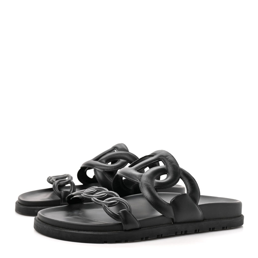 Nappa Extra Sandals 37 Black wholesalehk.shop