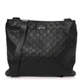 Guccissima Medium Flat Messenger Bag Black £¨ Direct shipment via from wholesalehk.shop