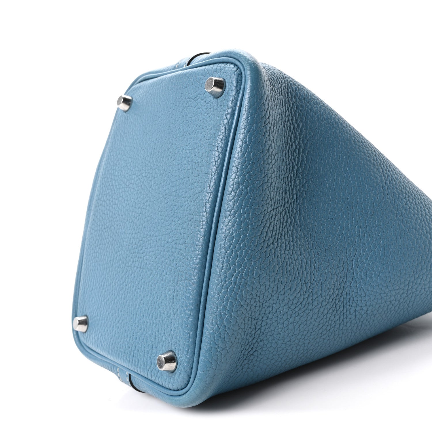 Taurillon Clemence Picotin Lock 18 PM Blue Jean £¨ Direct shipment via from wholesalehk.shop