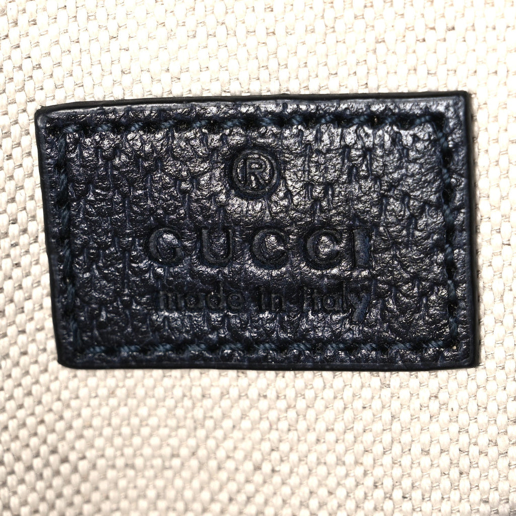 GG Supreme Monogram Web Small Ophidia Belt Bag 90 36 Beige Navy wholesalehk.shop