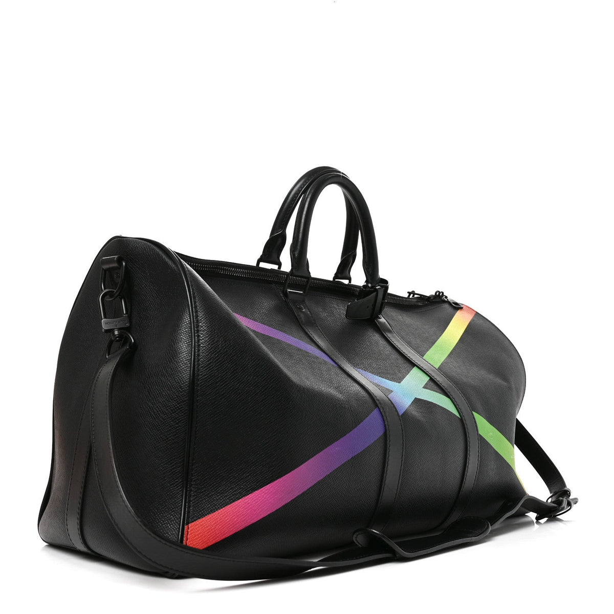 Taiga Rainbow Keepall Bandouliere 50 Black wholesalehk.shop