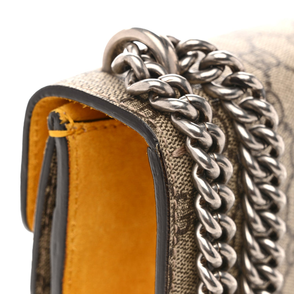 GG Supreme Monogram Mini Dionysus Shoulder Bag Yellow wholesalehk.shop
