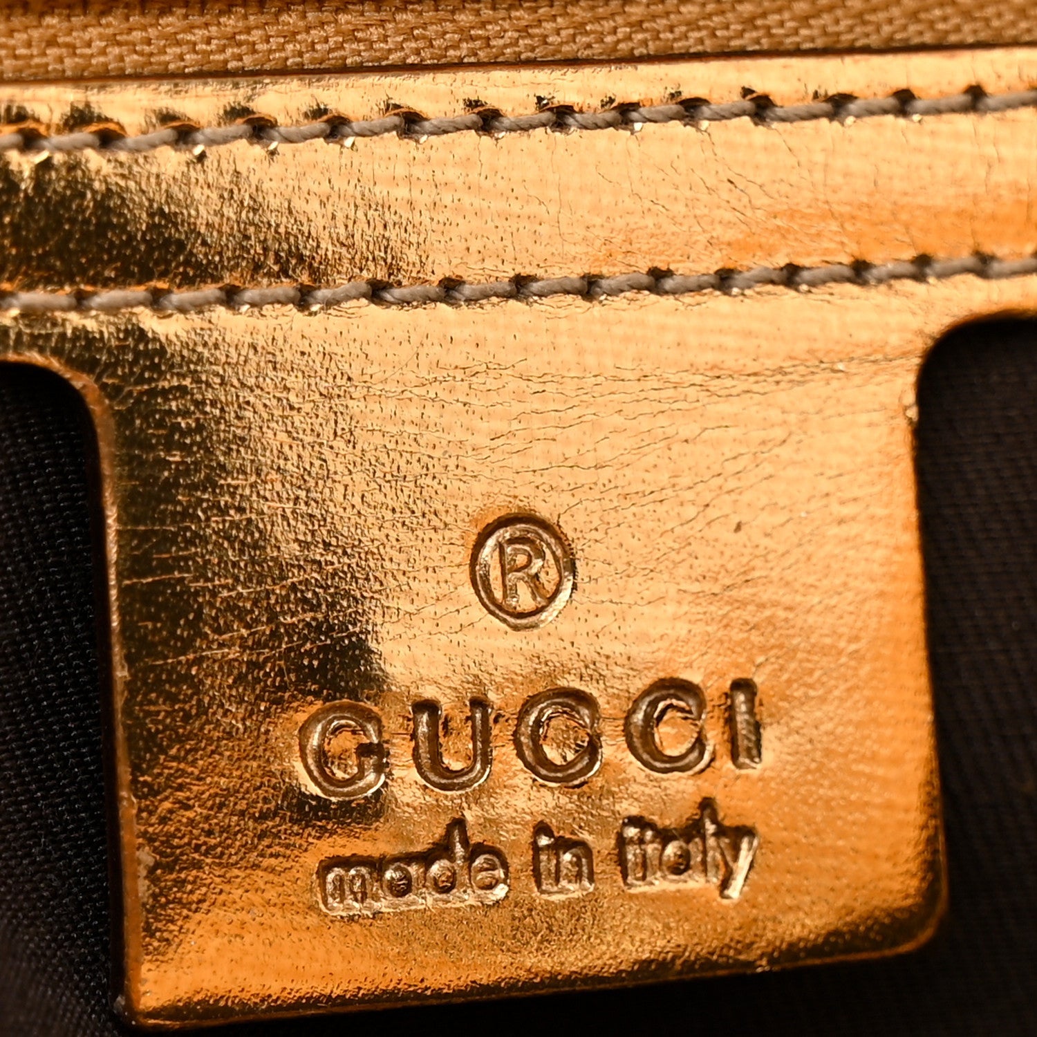 Metallic Guccissima Large Punch Tote Bronze £¨ Direct shipment via from wholesalehk.shop
