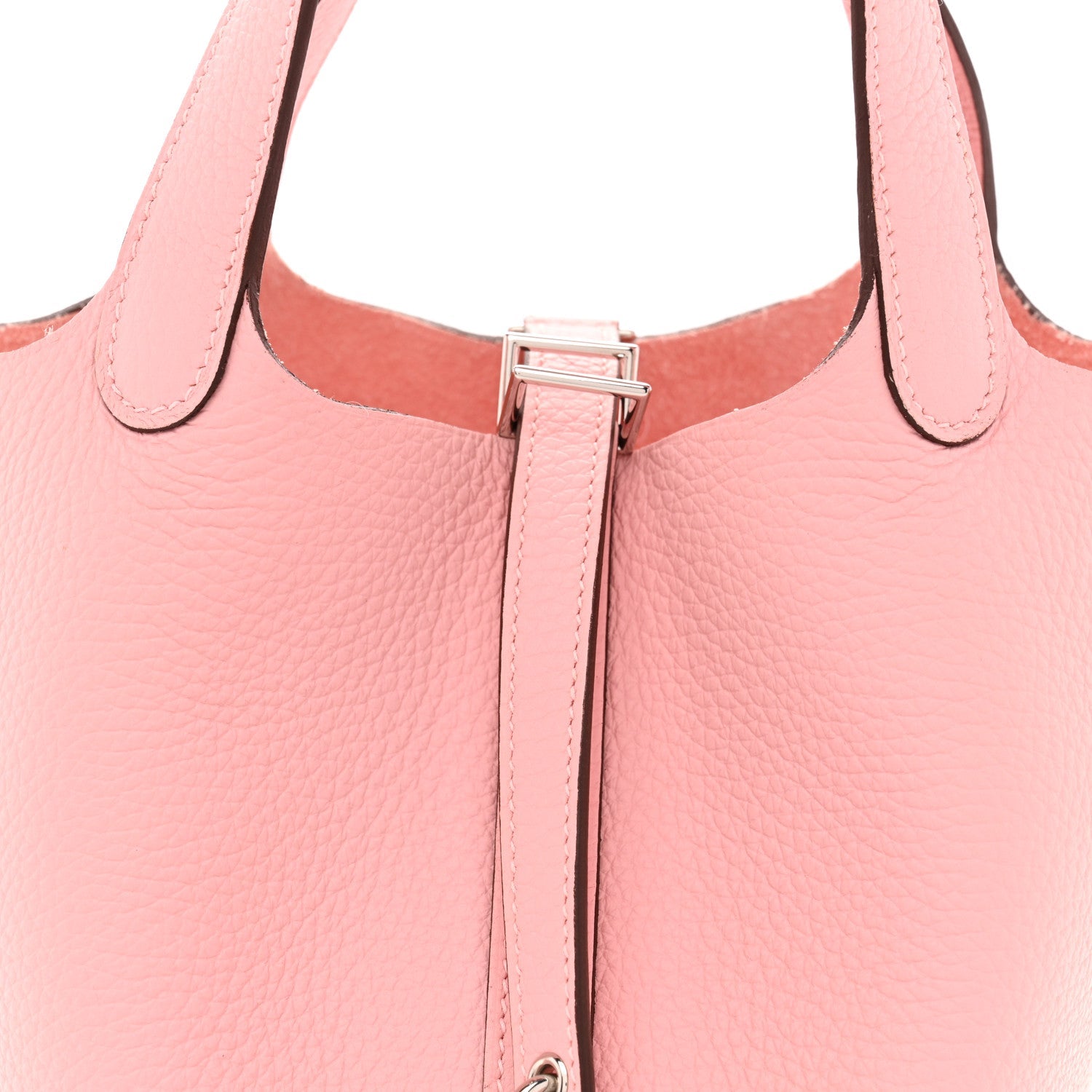 Taurillon Clemence Picotin Lock 18 PM Rose Sakura £¨ Direct shipment via from wholesalehk.shop