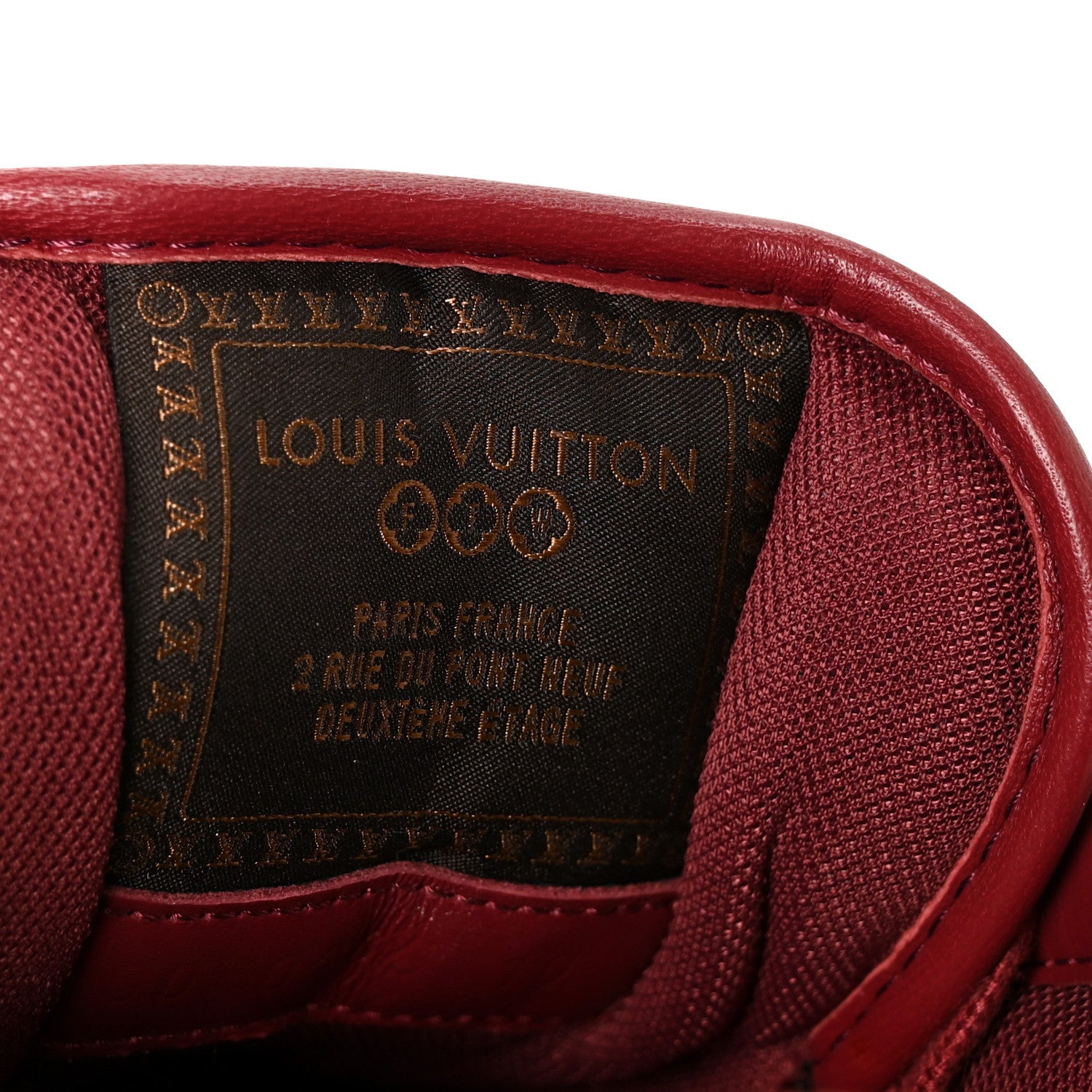 Lambskin Vachetta Mens LV Buttersoft Sneakers 10 Bordeaux £¨ Direct shipment via from wholesalehk.shop