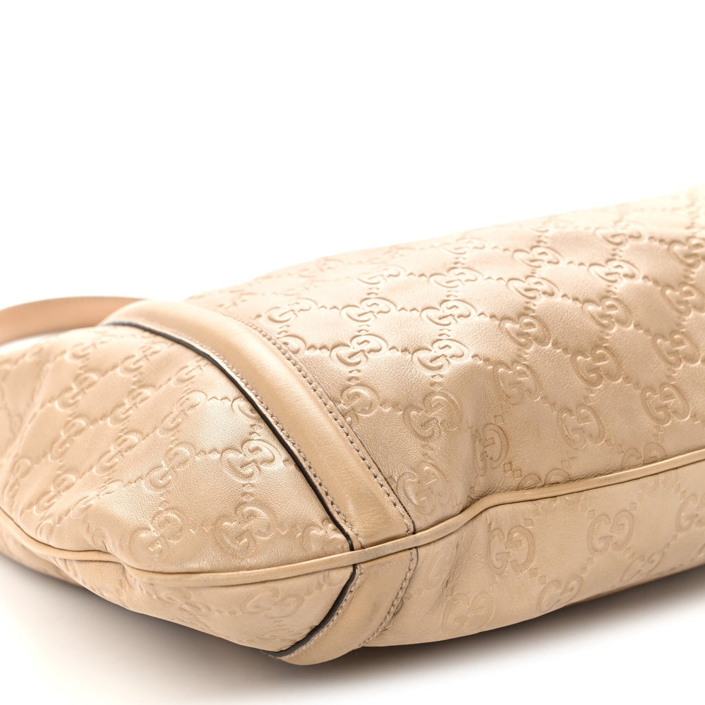 Guccissima Medium Britt Tote Beige £¨ Direct shipment via from wholesalehk.shop