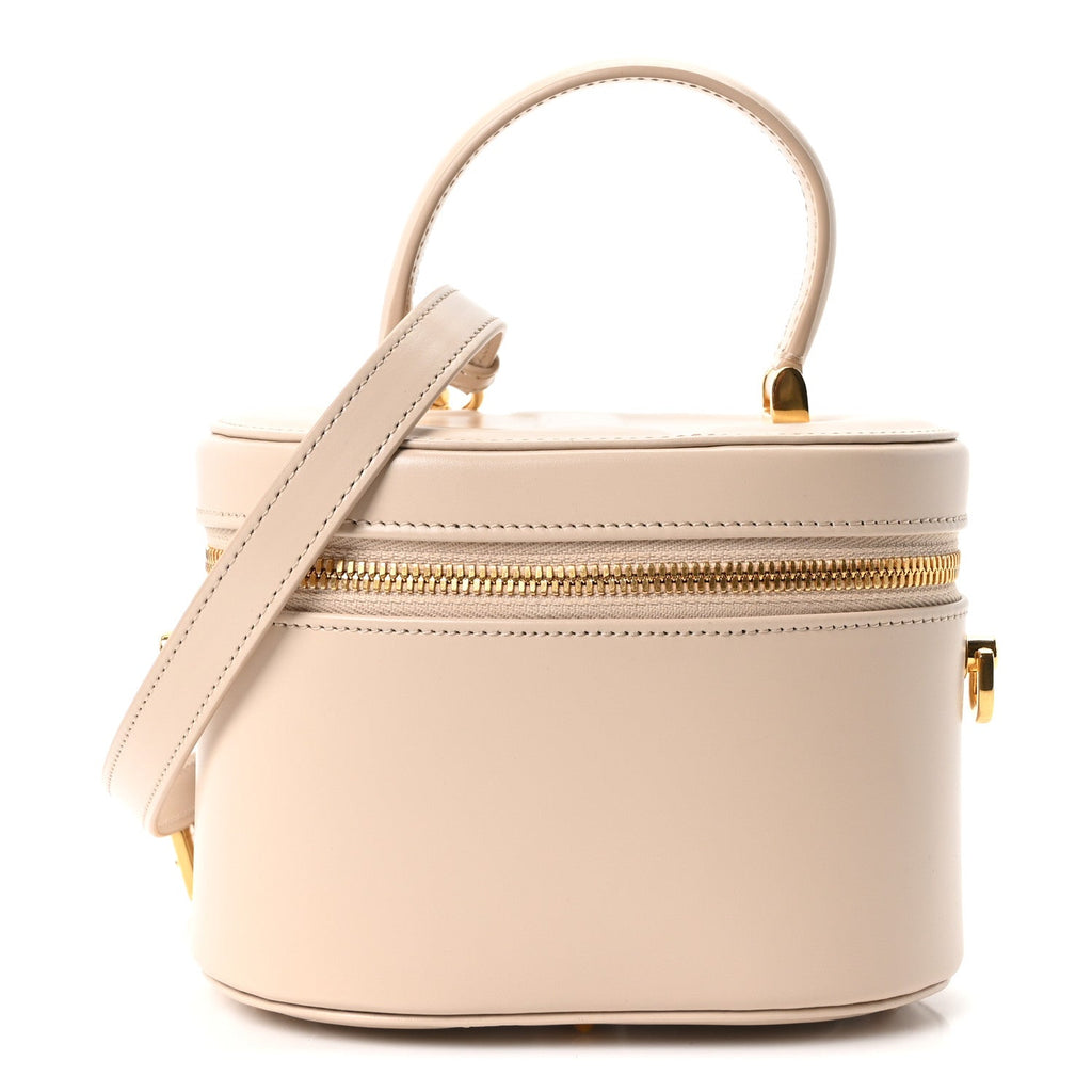 Calfskin CD Signature Vanity Caramel Beige wholesalehk.shop