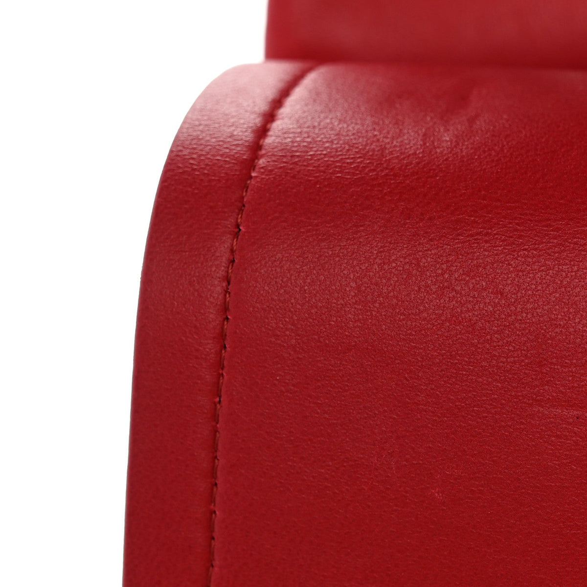 Lambskin Quilted Jumbo Double Flap Red wholesalehk.shop