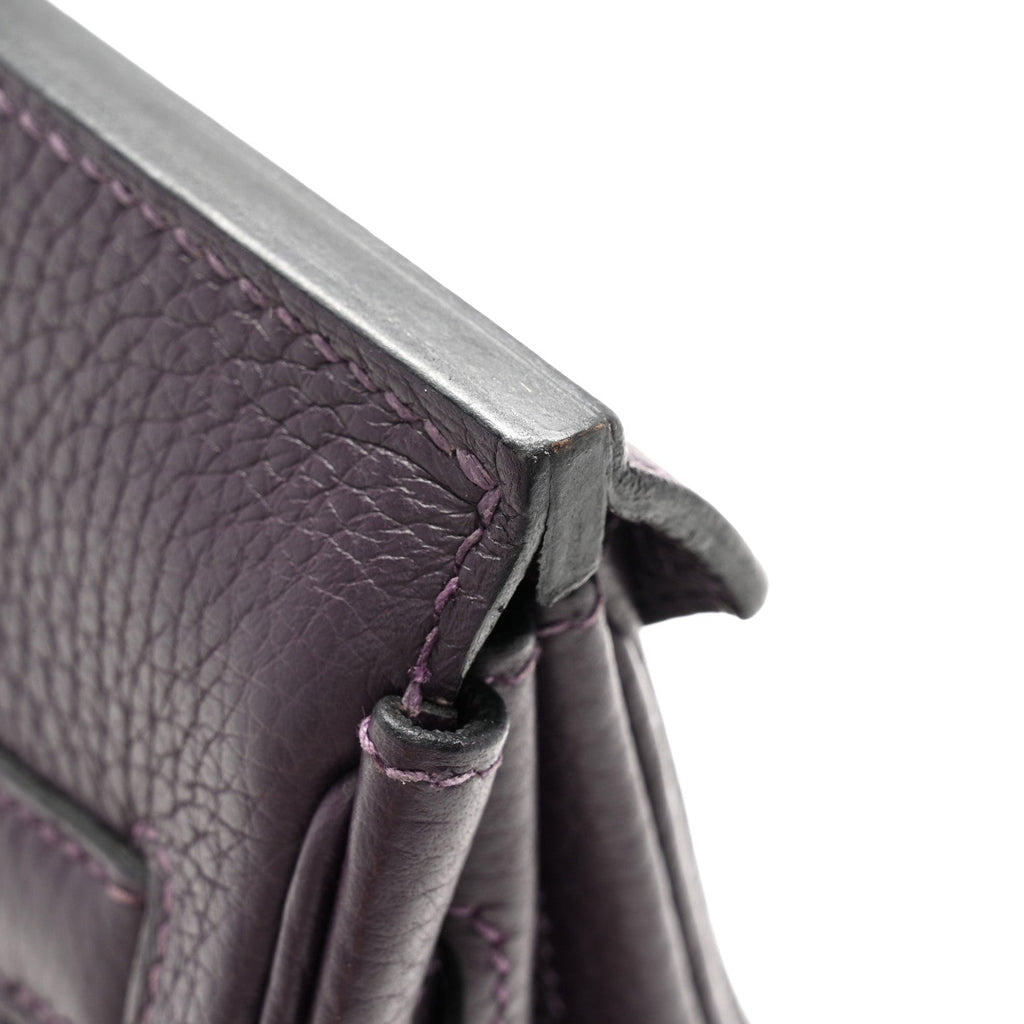 Taurillon Clemence Birkin 30 Raisin £¨ Direct shipment via from wholesalehk.shop