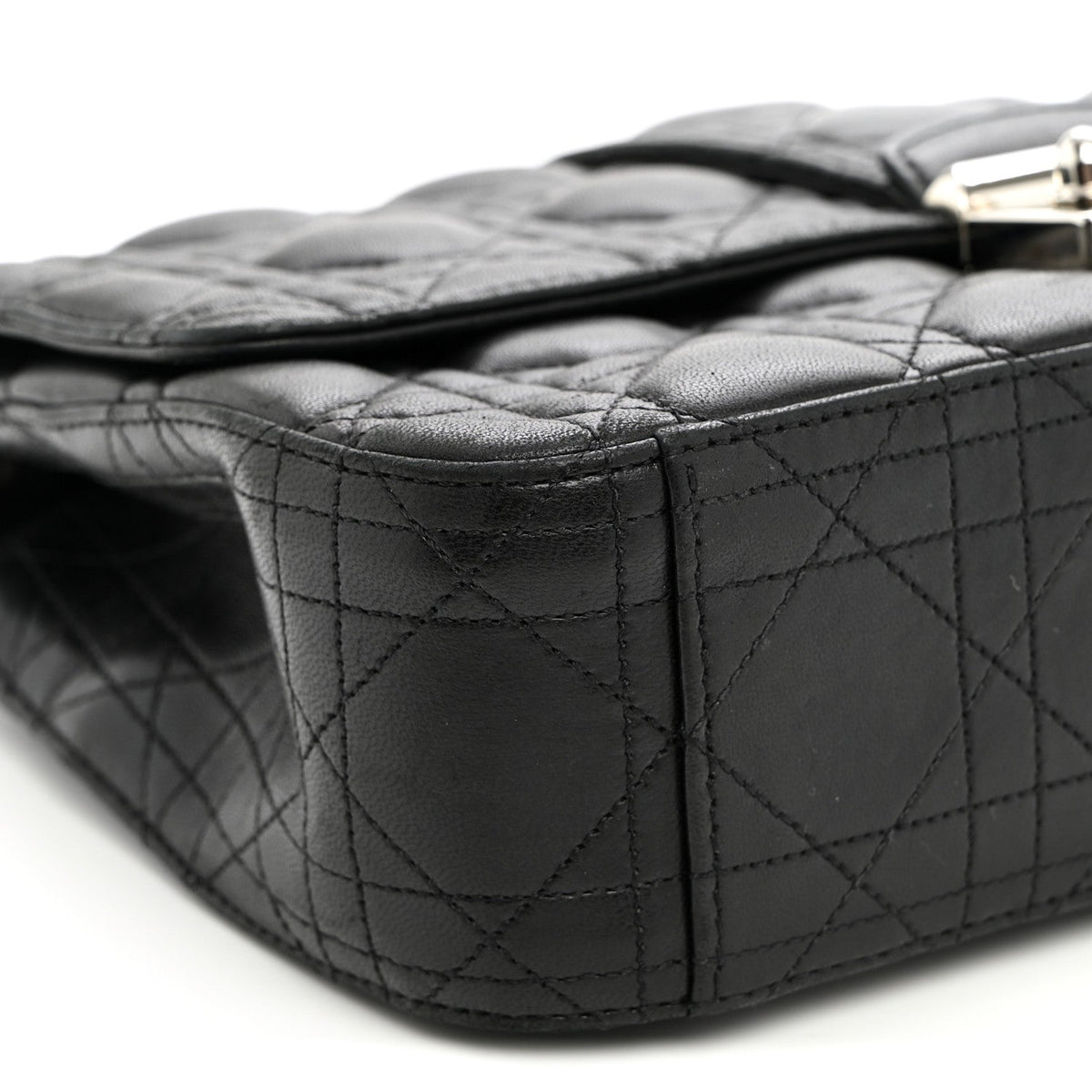 Lambskin Cannage Medium Miss Dior Flap Black wholesalehk.shop