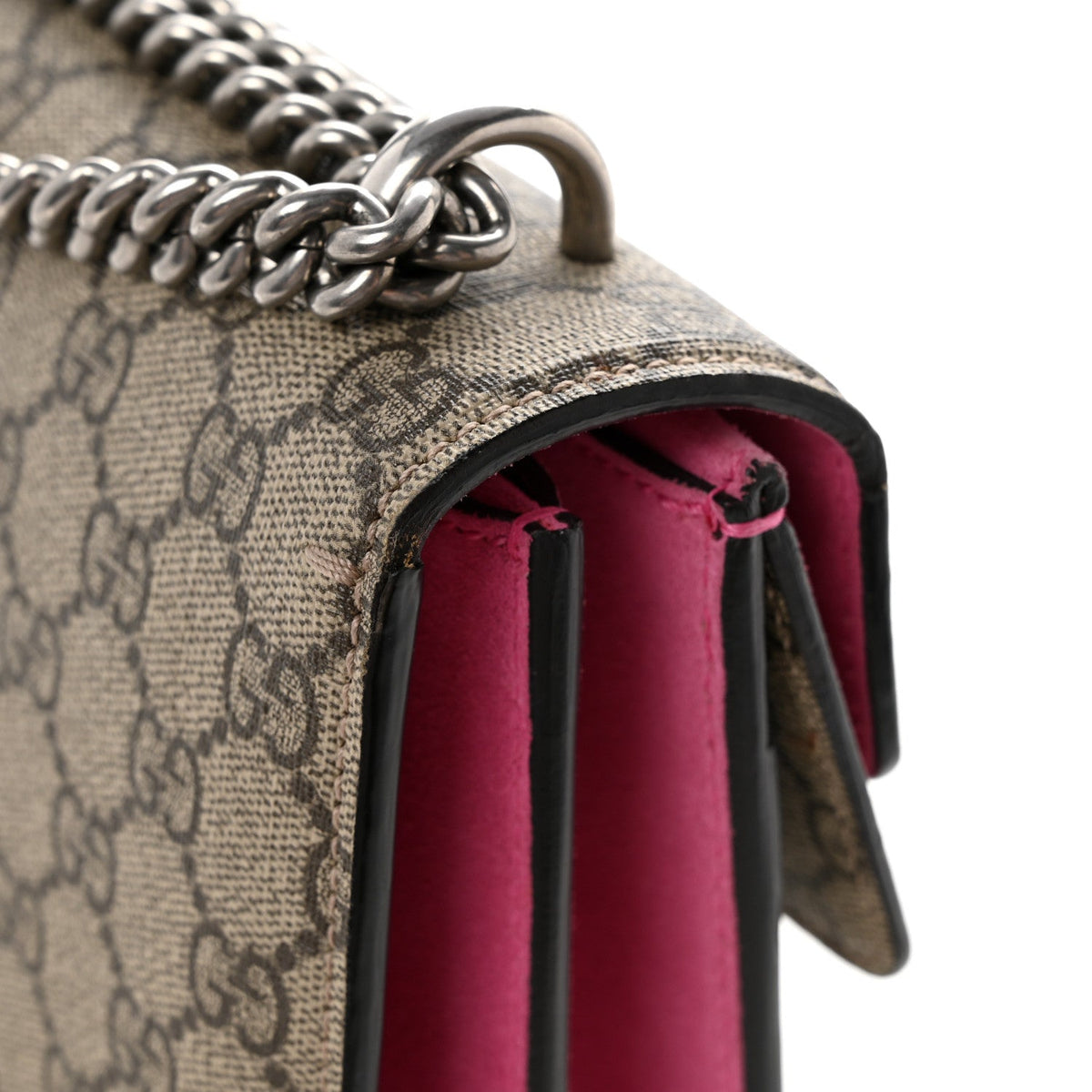 GG Supreme Monogram Small Dionysus Shoulder Bag Pink wholesalehk.shop