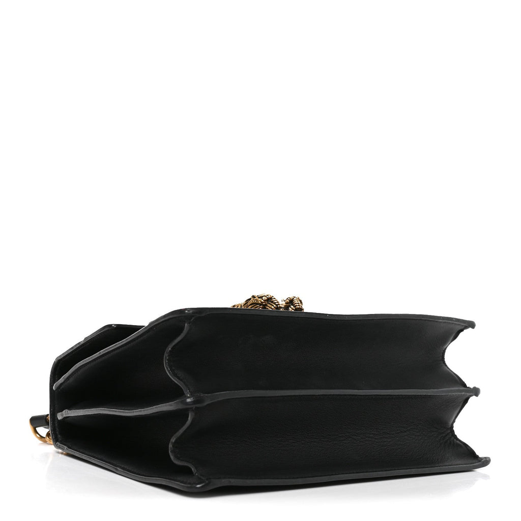 Moon Calfskin Bamboo Web Medium Dionysus Top Handle Bag Black Bright Evergreen Hibiscus Red wholesalehk.shop