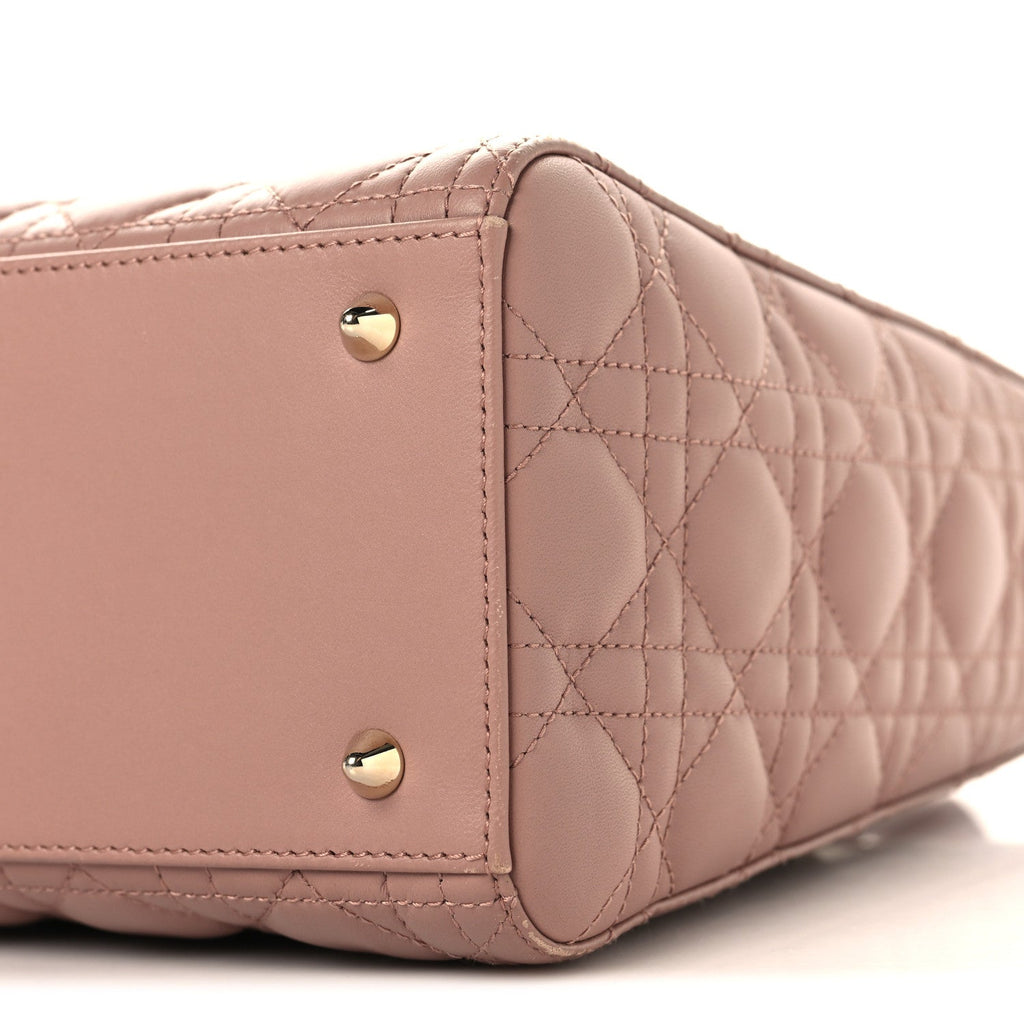 Lambskin Cannage Medium Lady Dior Fard wholesalehk.shop