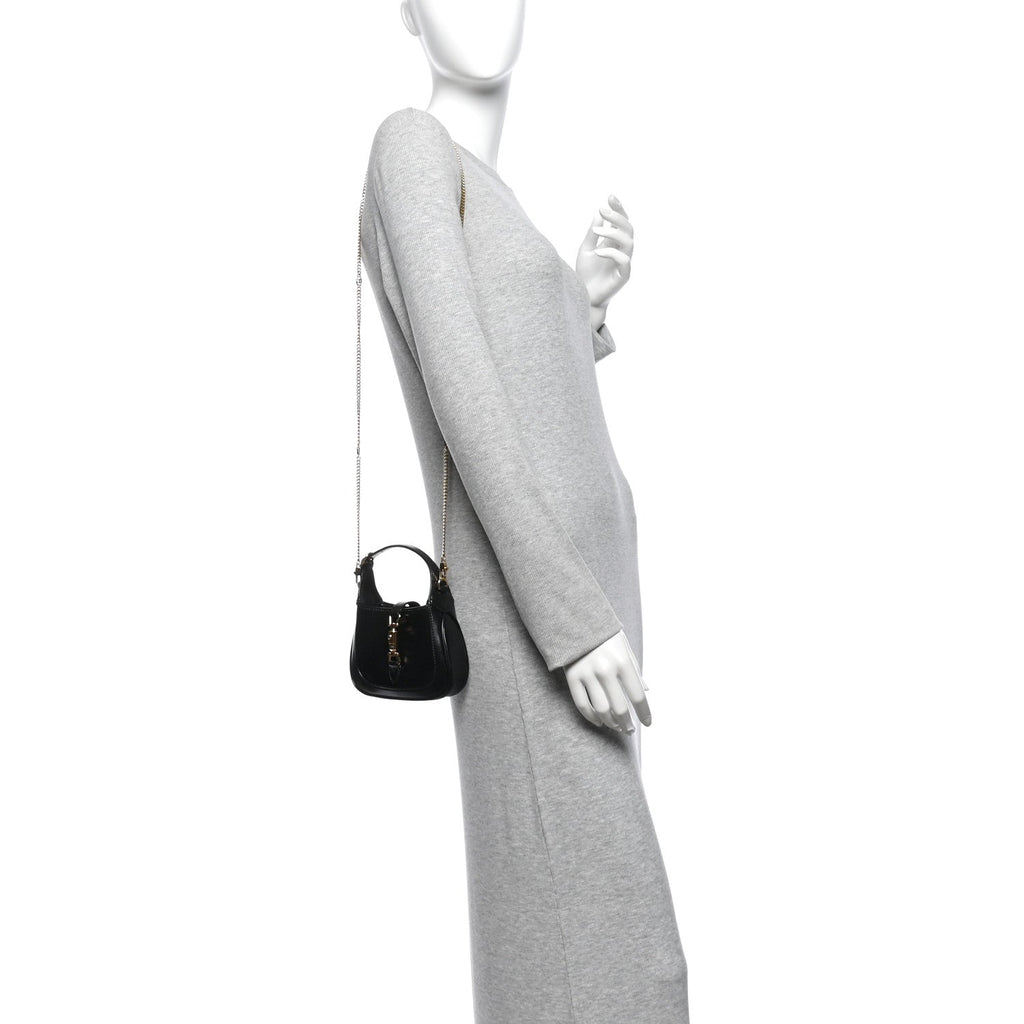 Boarded Dyana Lux Calfskin Nano Jackie 1961 Hobo Black £¨ Direct shipment via from wholesalehk.shop