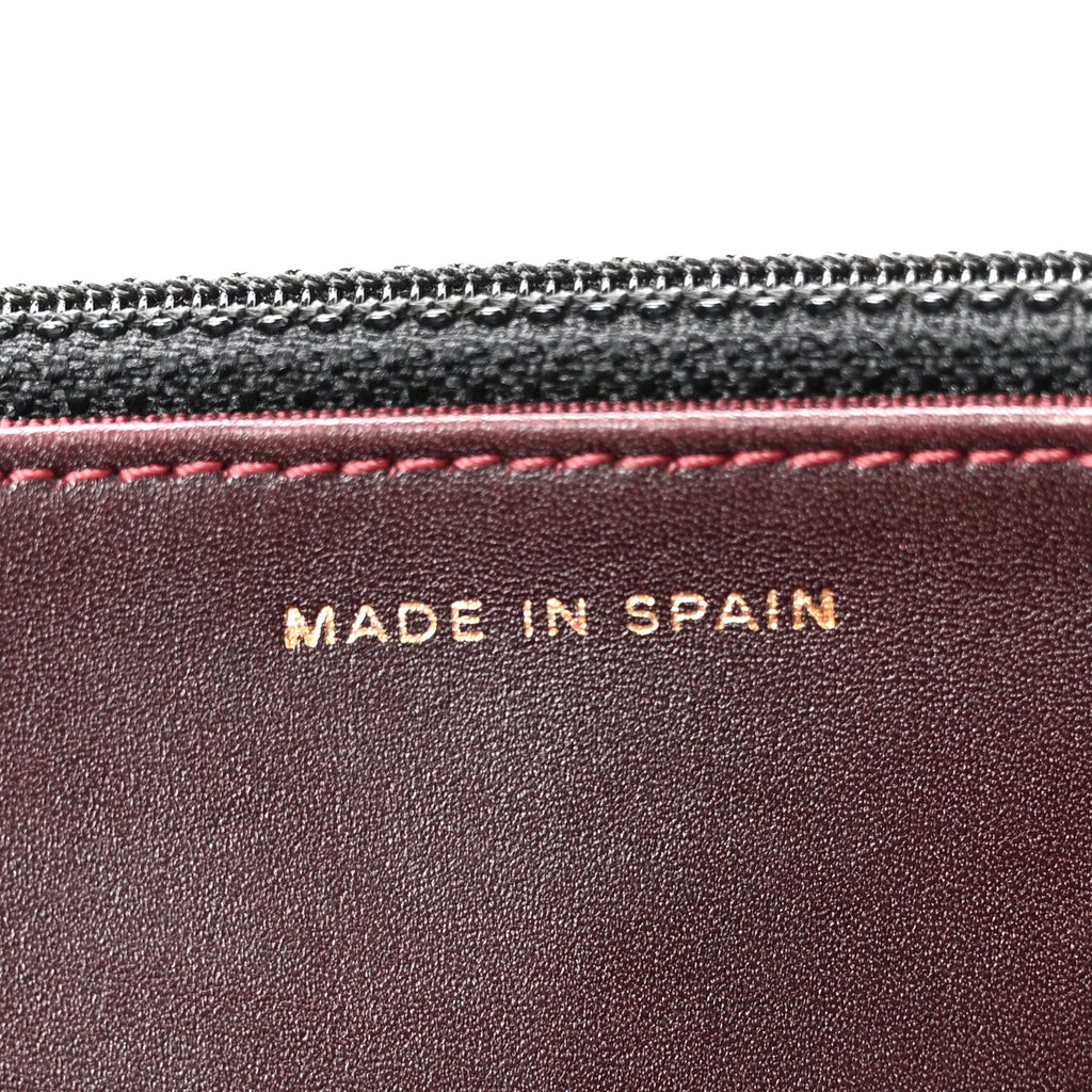 Caviar Quilted Wallet On Chain WOC Black wholesalehk.shop