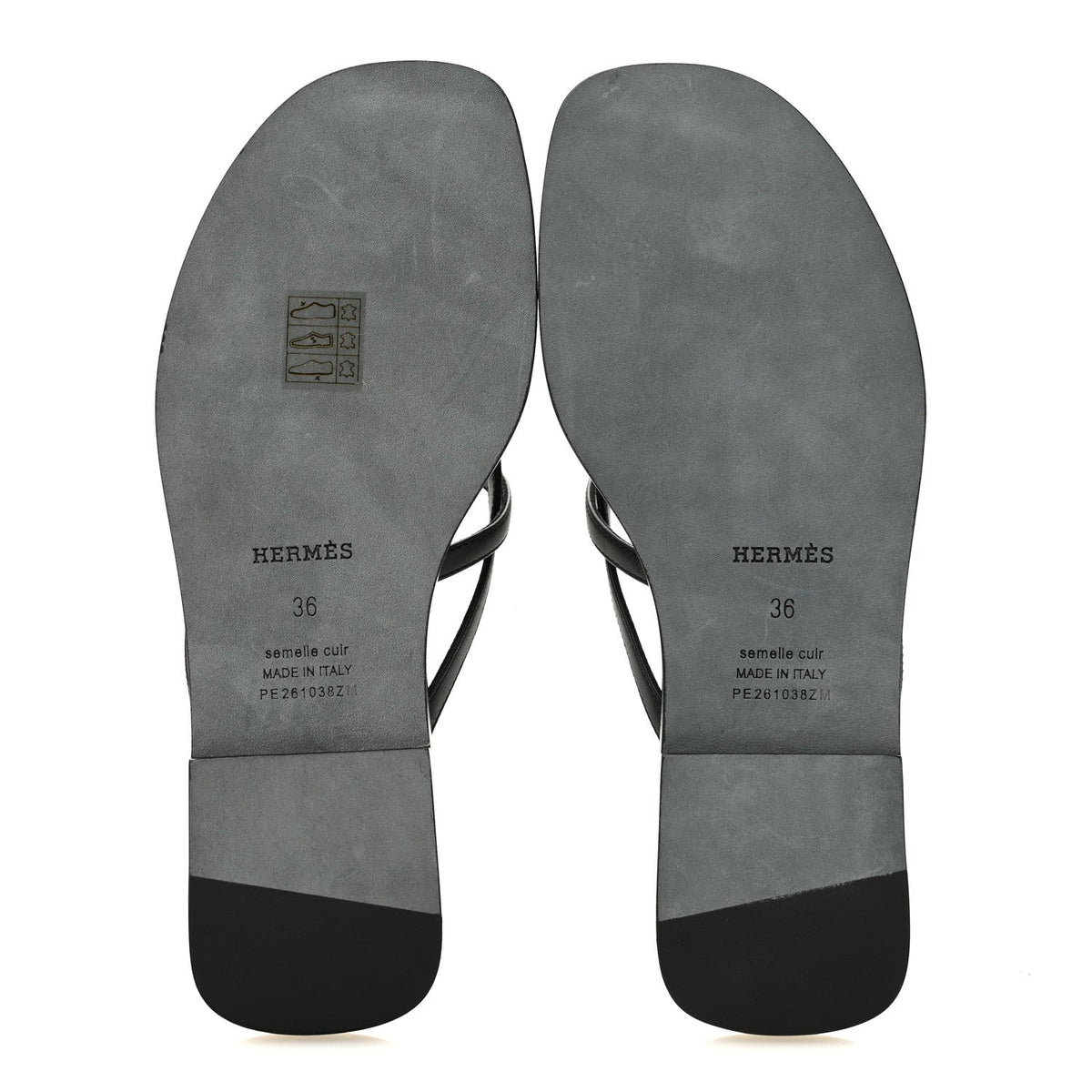 Calfskin Miss Sandals 36 Black wholesalehk.shop