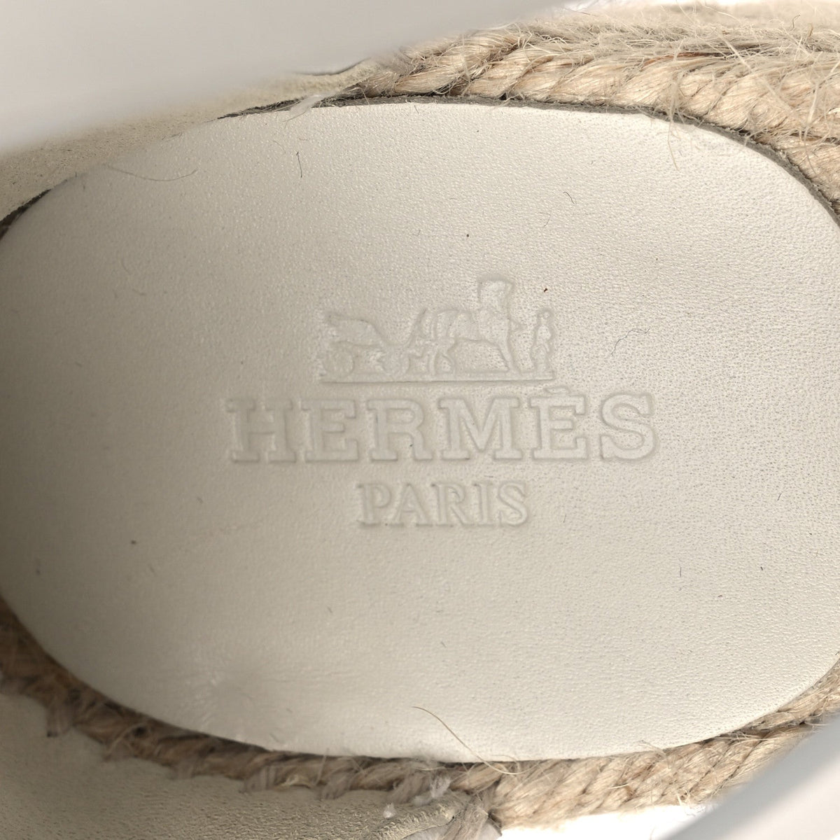 Calfskin Tipoli Espadrille Wedges 38 White wholesalehk.shop