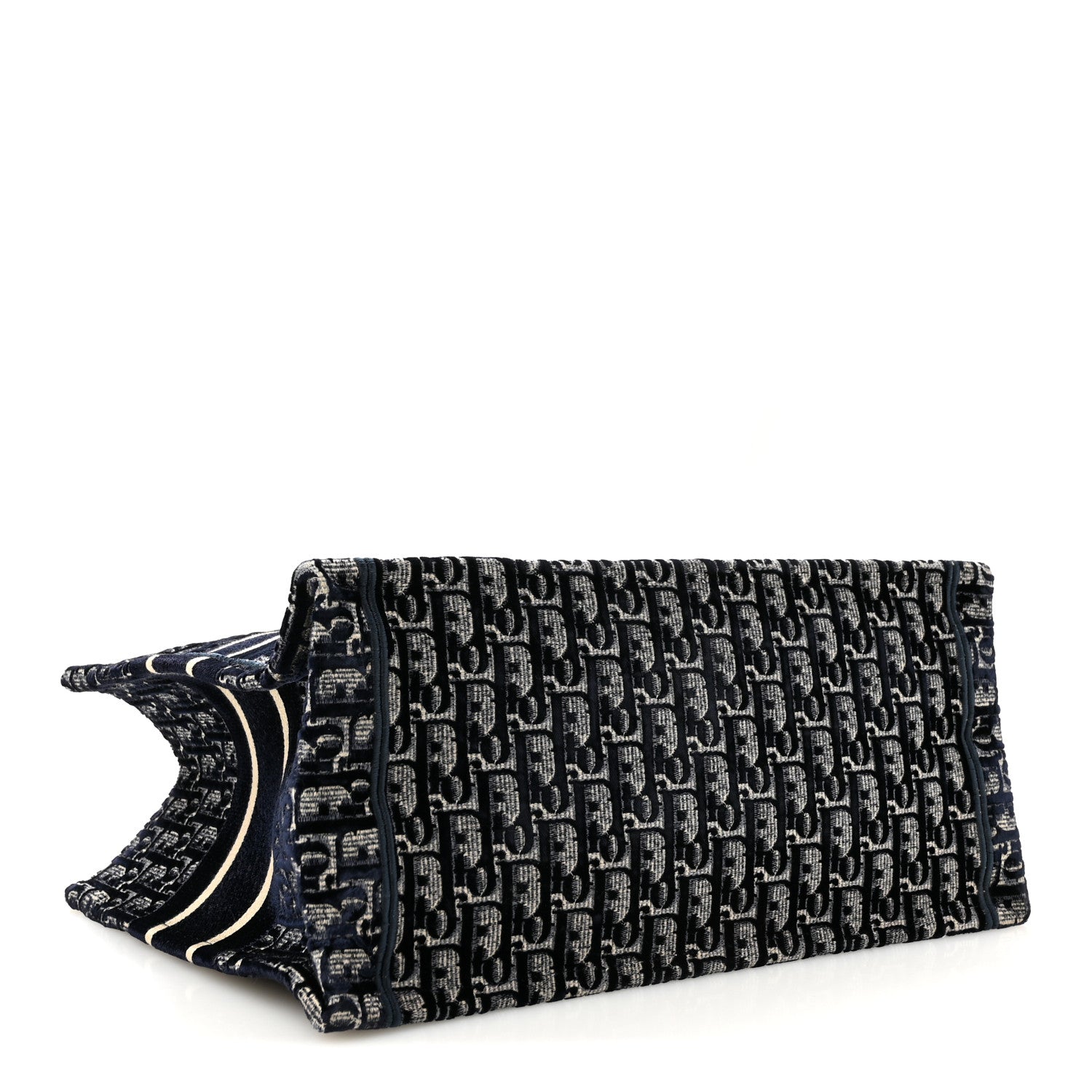 Oblique Velvet Medium Book Tote Blue Multicolor £¨ Direct shipment via from wholesalehk.shop