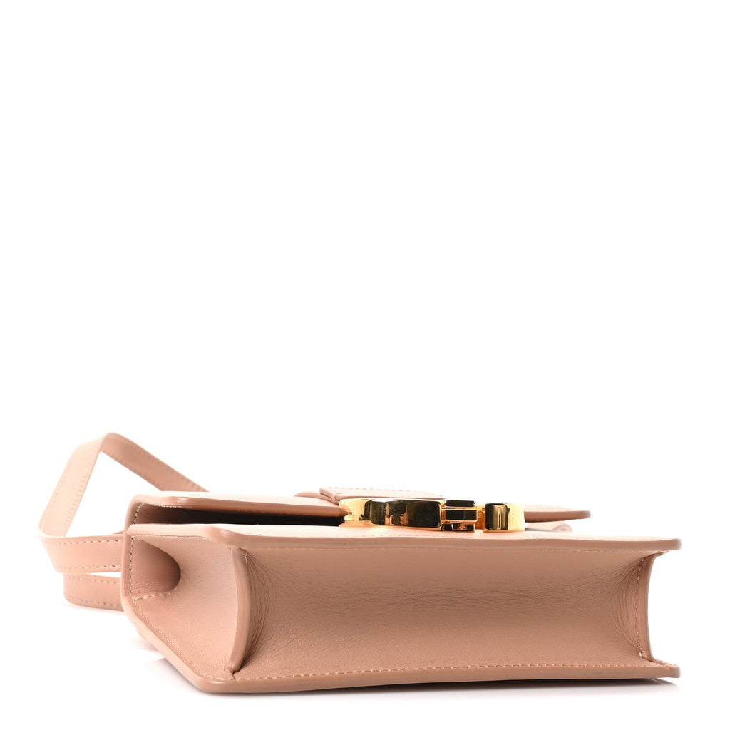 Smooth Calfskin Micro 30 Montaigne Flap Bag Rose Des Vents wholesalehk.shop