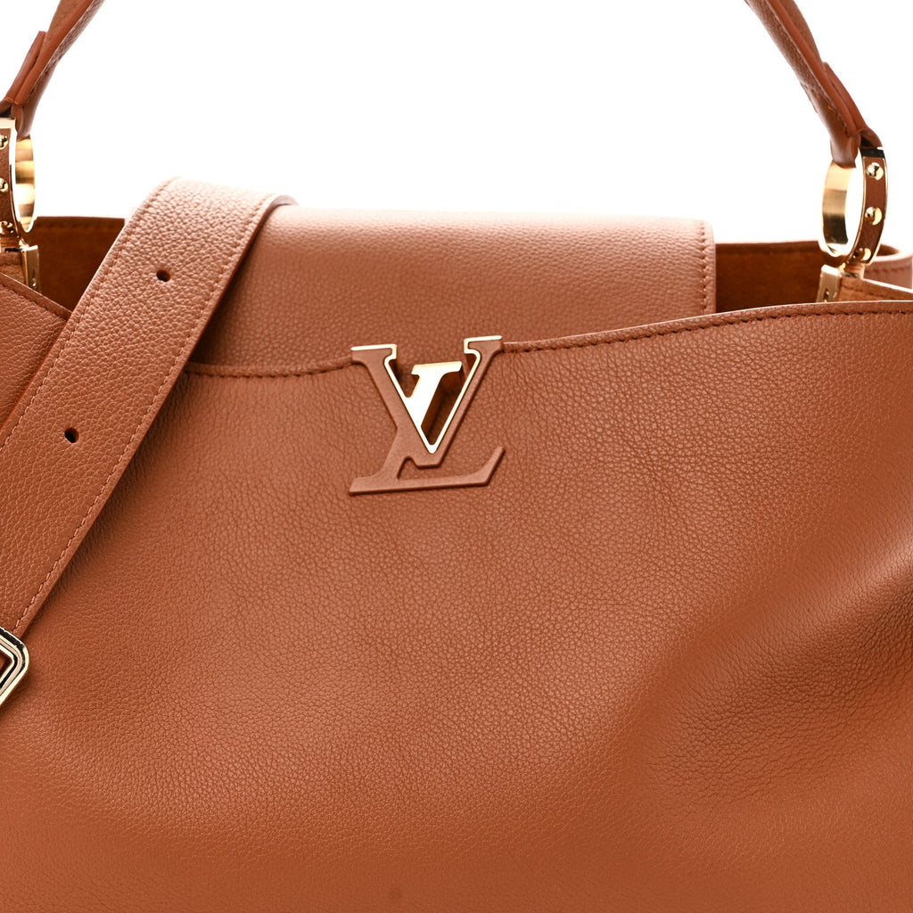 Smooth Grained Calfskin Capucines GM  Souple Cognac £¨ Direct shipment via from wholesalehk.shop