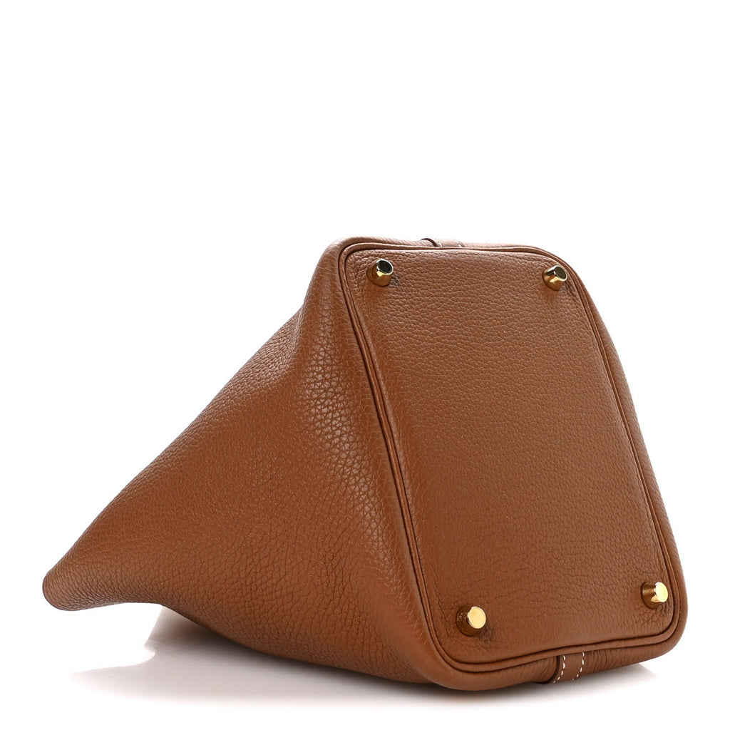 Taurillon Clemence Picotin Lock 18 PM Gold £¨ Direct shipment via from wholesalehk.shop