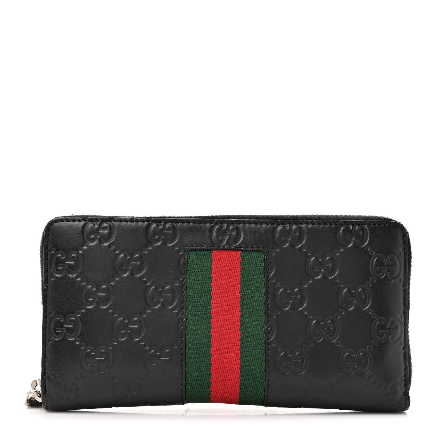 Guccissima Web Zip Around Wallet Black £¨ Direct shipment via from wholesalehk.shop