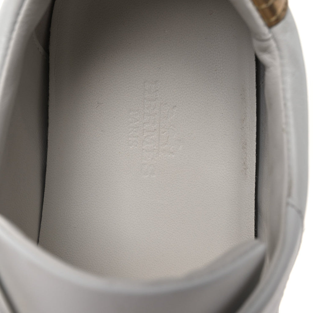 Metallic Calfskin Womens Advantage Sneakers 39.5 White Dore wholesalehk.shop