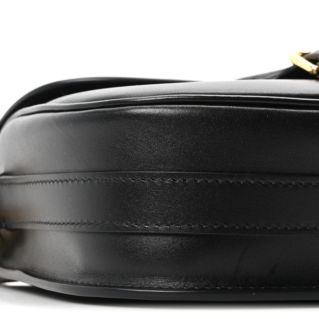 Box Calfskin Medium Bobby Flap Black wholesalehk.shop