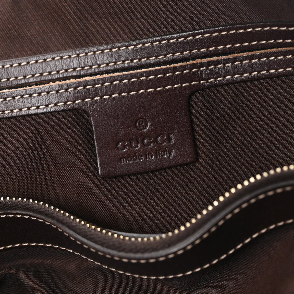GG Plus Monogram Joy Vertical Tote Dark Brown wholesalehk.shop