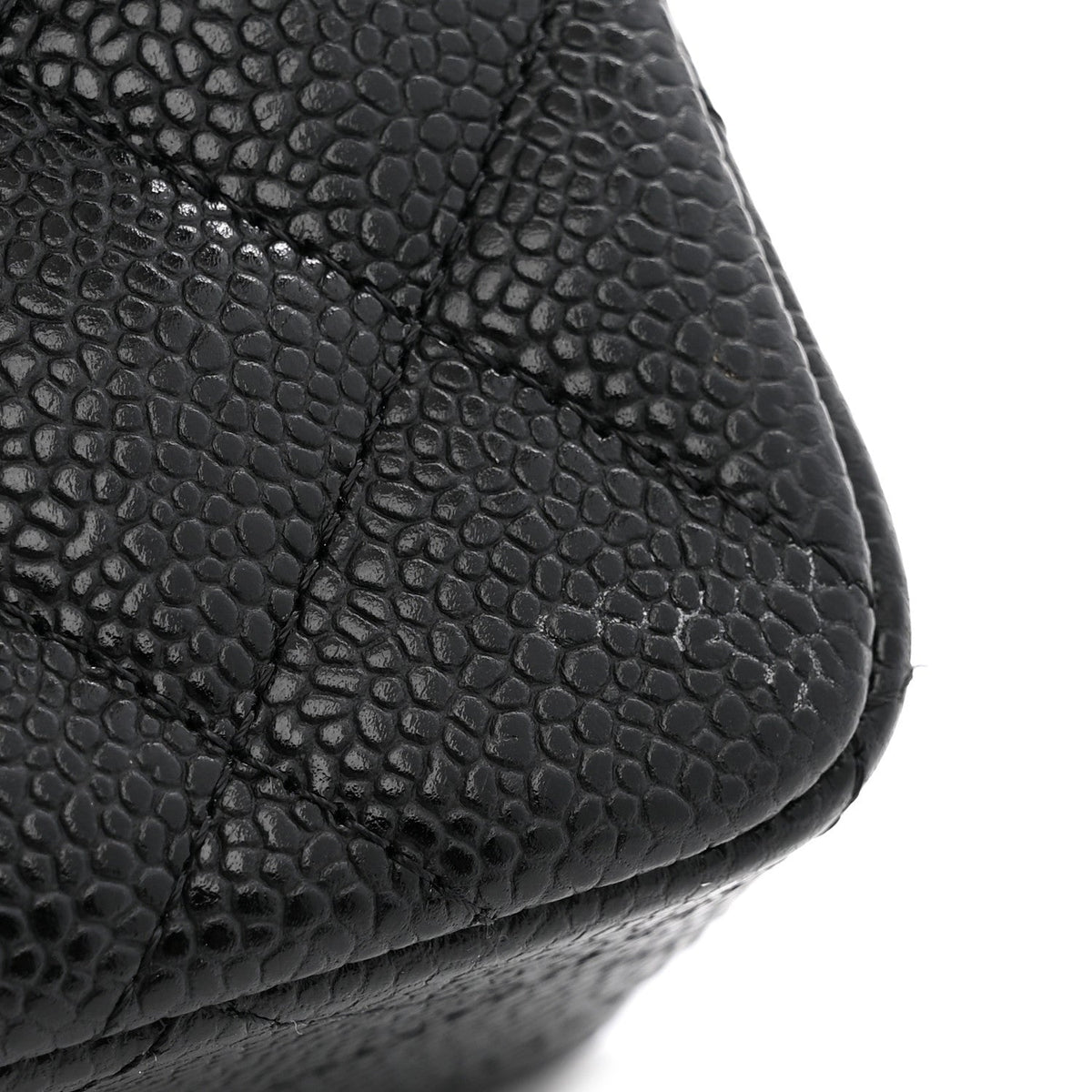 Caviar Quilted Small Double Flap Black wholesalehk.shop