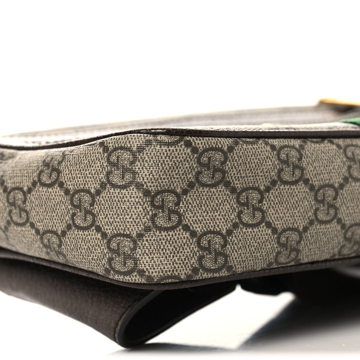 Soft GG Supreme Monogram Medium Ophidia Belt Bag Dark Brown wholesalehk.shop