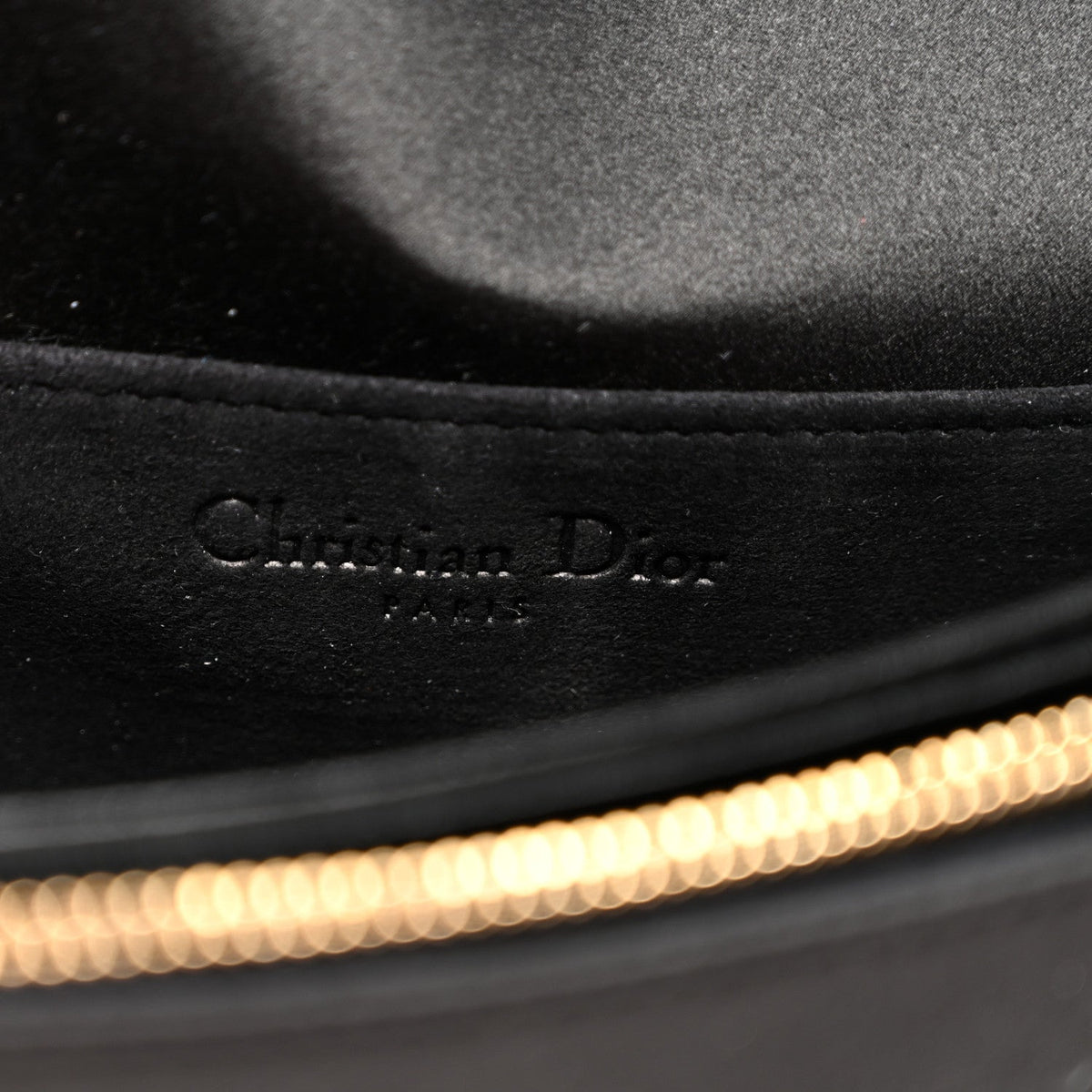 Satin Cannage Lady Dior Convertible Clutch Black wholesalehk.shop