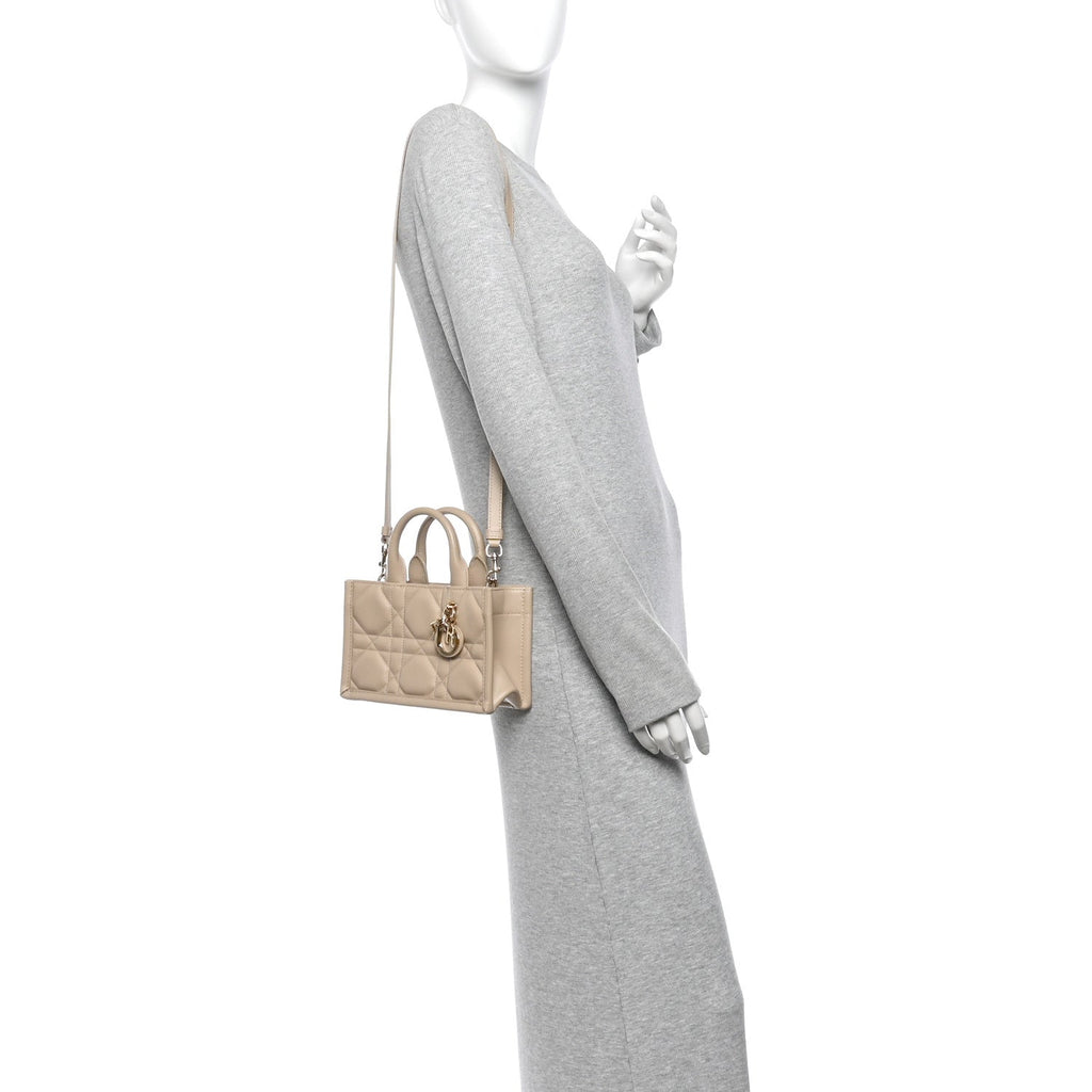 Calfskin Macrocannage Mini Book Tote Powder Beige £¨ Direct shipment via from wholesalehk.shop