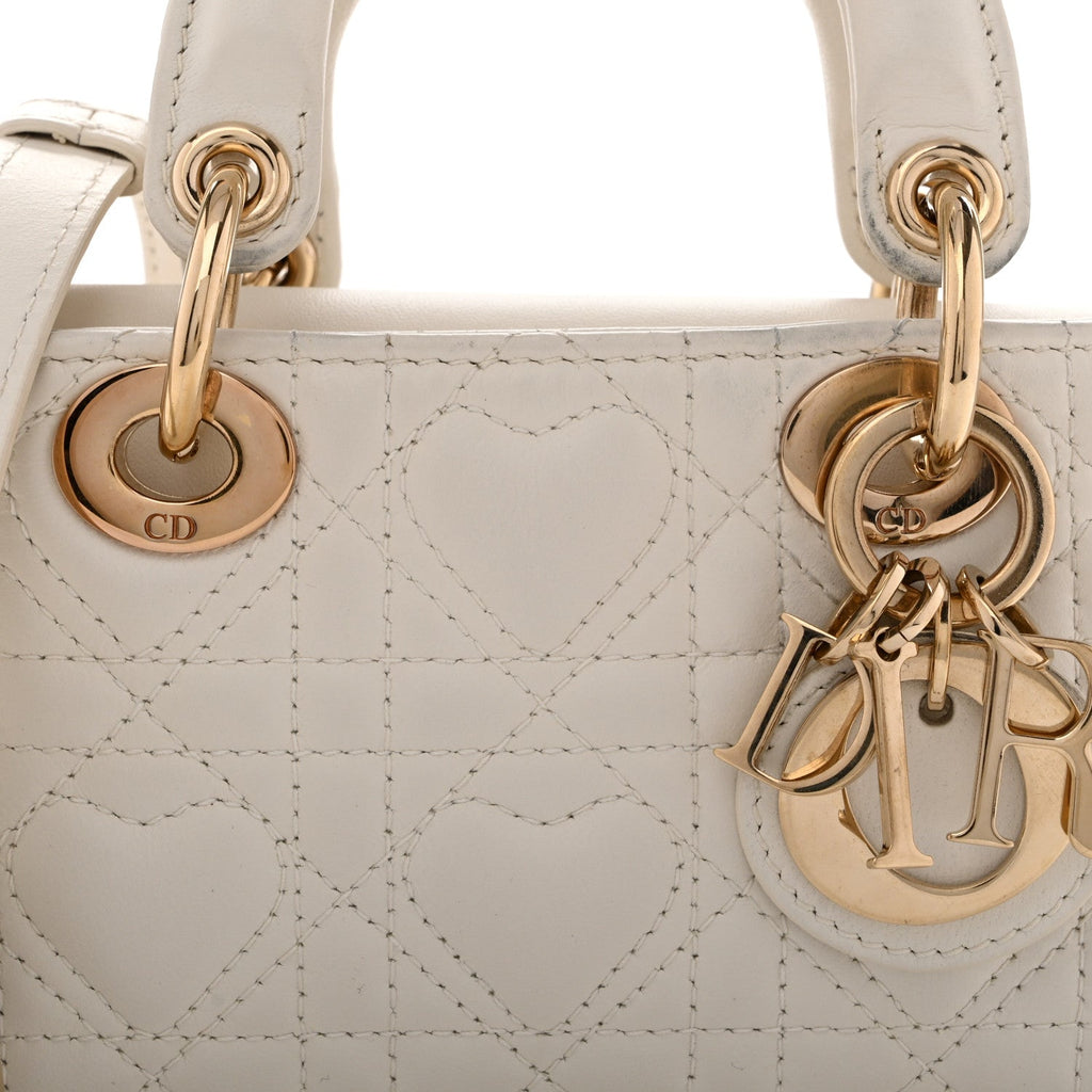 Lambskin Cannage Dioramour Micro Lady D-Joy Latte wholesalehk.shop