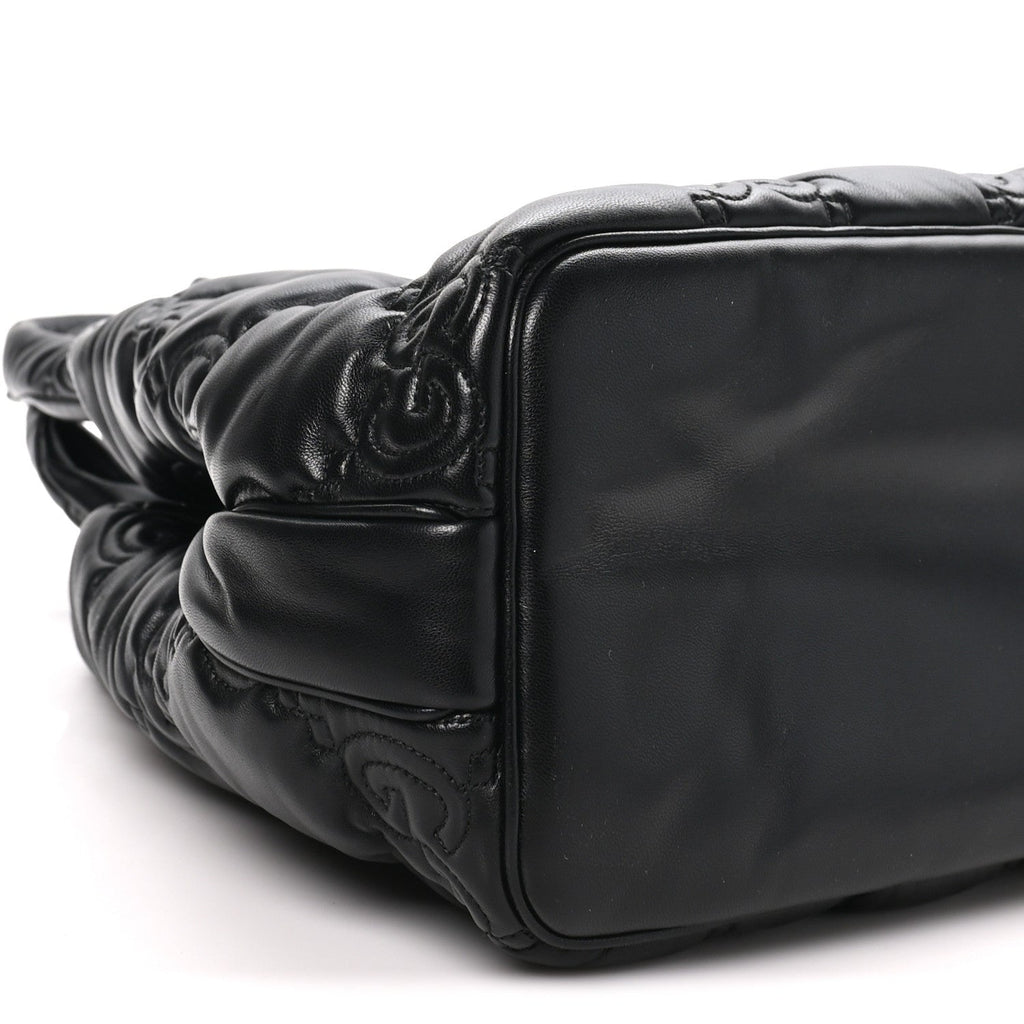 Calfskin GG Matelasse Large Tote Black wholesalehk.shop