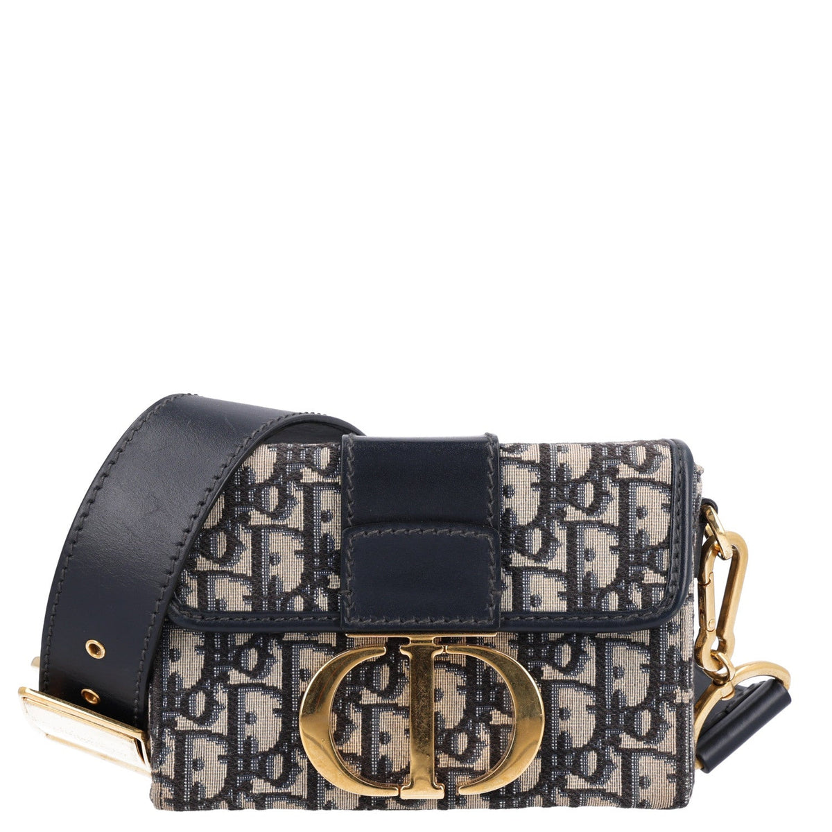 Oblique 30 Montaigne Box Bag Blue wholesalehk.shop