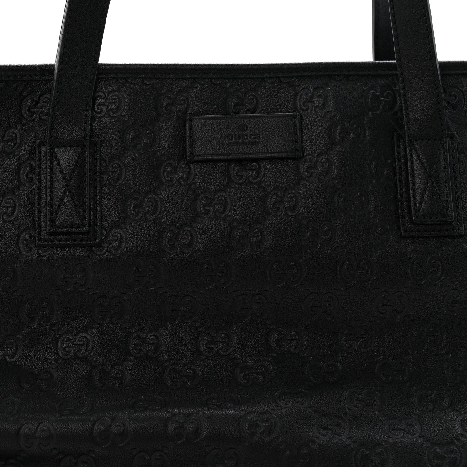 Guccissima Medium Zippered Shopping Tote Black £¨ Direct shipment via from wholesalehk.shop