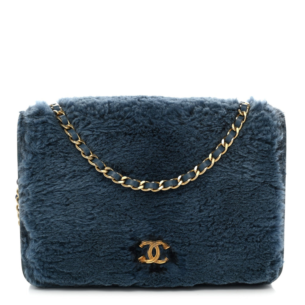 Rabbit Fur Wallet On Chain WOC Blue wholesalehk.shop