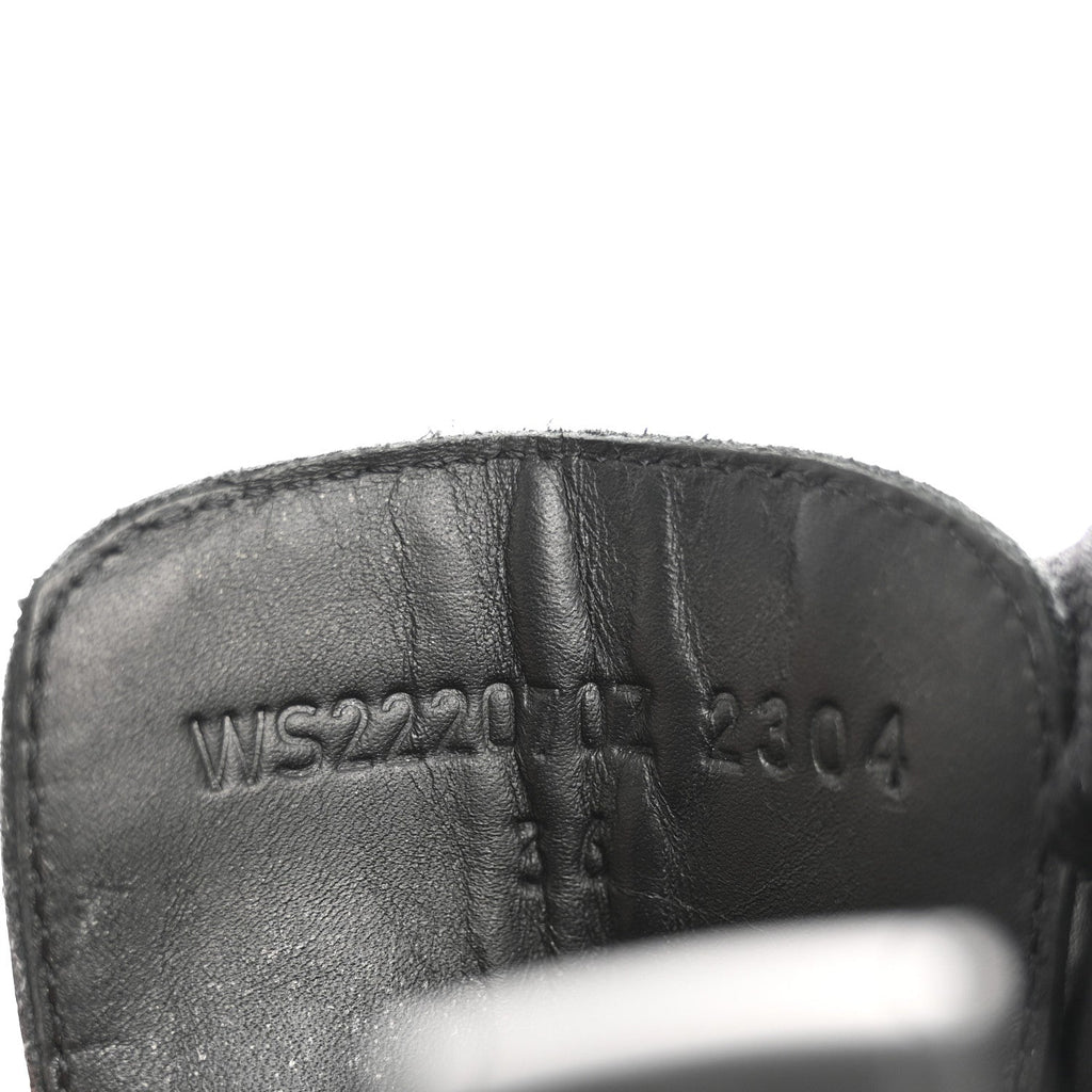 Glossed Calfskin Funk Ankle Boots 36 Black wholesalehk.shop