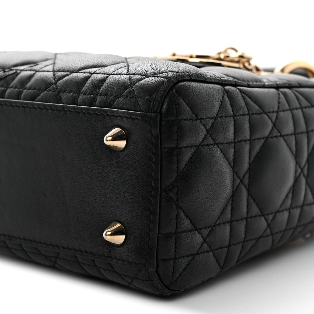 Lambskin Cannage Small My ABCDior Lady Dior Black wholesalehk.shop
